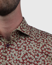 Load image into Gallery viewer, VINCENT &amp; FRANKS S193636016C RED LIBERTY PRINT SLIM SC SHIRT
