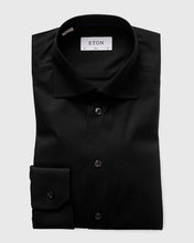 Load image into Gallery viewer, ETON 30007951118 BLACK SIGNATURE TWILL SLIM SINGLE CUFF SHIRT

