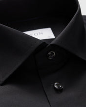 Load image into Gallery viewer, ETON 30007951118 BLACK SIGNATURE TWILL SLIM SINGLE CUFF SHIRT
