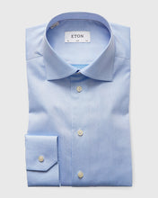 Load image into Gallery viewer, ETON 30007951121 BLUE SIGNATURE TWILL SLIM SINGLE CUFF SHIRT
