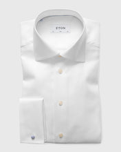 Load image into Gallery viewer, ETON 31007951200 WHITE TEXTURED TWILL SLIM FC SHIRT
