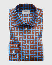 Load image into Gallery viewer, ETON 33297151123 BLUE-POLKA DOT SLIM SC SHIRT
