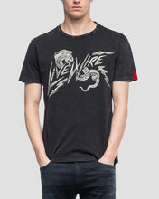 Load image into Gallery viewer, REPLAY M386922658M BLACK CREW T-SHIRT
