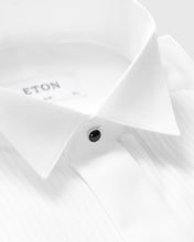 Load image into Gallery viewer, ETON 6315305100 WHITE FRENCH CUFF SLIM PLISSE TUXEDO EVENING SHIRT
