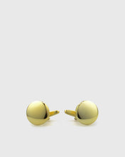 Load image into Gallery viewer, VINCENT &amp; FRANKS VF22022 ROUND GOLD CUFFLINKS
