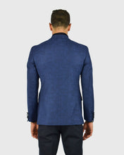 Load image into Gallery viewer, VINCENT &amp; FRANKS VFFJJ950 BLUE JAQUARD JACKET
