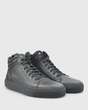 Load image into Gallery viewer, VINCENT &amp; FRANKS VFW22HT1 BLACK HIGH-TOP LEATHER SNEAKER
