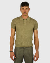 Load image into Gallery viewer, VINCENT &amp; FRANKS S221VF SS TAUPE KNITTED POLO
