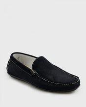 Load image into Gallery viewer, ANTICA CALZOLERIA 801-C NAVY SUEDE DRIVING SHOE
