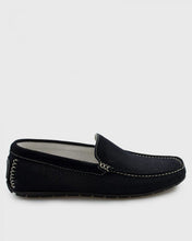 Load image into Gallery viewer, ANTICA CALZOLERIA 801-C NAVY SUEDE DRIVING SHOE
