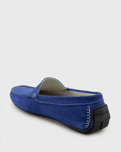 Load image into Gallery viewer, ANTICA CALZOLERIA 801-C AZZURRO SUEDE DRIVING SHOE
