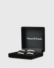 Load image into Gallery viewer, VINCENT &amp; FRANKS VF28002 STAINLESS STEEL CUFFLINKS
