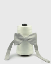 Load image into Gallery viewer, FRANCESCO TOME TYOFT-22 SELF TIE BOBBY GREY SILK BOW
