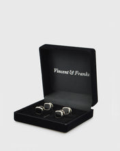 Load image into Gallery viewer, VINCENT &amp; FRANKS VF40521R RHODIUM 4P STUD SET
