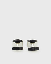 Load image into Gallery viewer, VINCENT &amp; FRANKS VF23195C BLACK CRYSTAL CUFFLINKS
