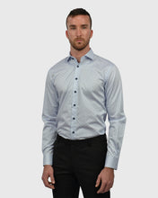 Load image into Gallery viewer, VINCENT &amp; FRANKS S19CPR029 NAVY CIRCLE PRINT SLIM SC SHIRT
