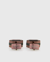 Load image into Gallery viewer, VINCENT &amp; FRANKS VF28021 COFFEE STAINLESS STEEL CUFFLINKS
