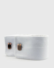 Load image into Gallery viewer, VINCENT &amp; FRANKS VF28021 COFFEE STAINLESS STEEL CUFFLINKS
