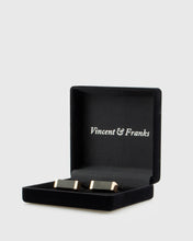 Load image into Gallery viewer, VINCENT &amp; FRANKS VF28488RG GOLD &amp; STAINLESS STEEL CUFFLINKS
