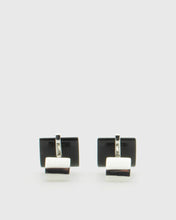 Load image into Gallery viewer, VINCENT &amp; FRANKS VF29533O STERLING SILVER ONYX CUFFLINKS
