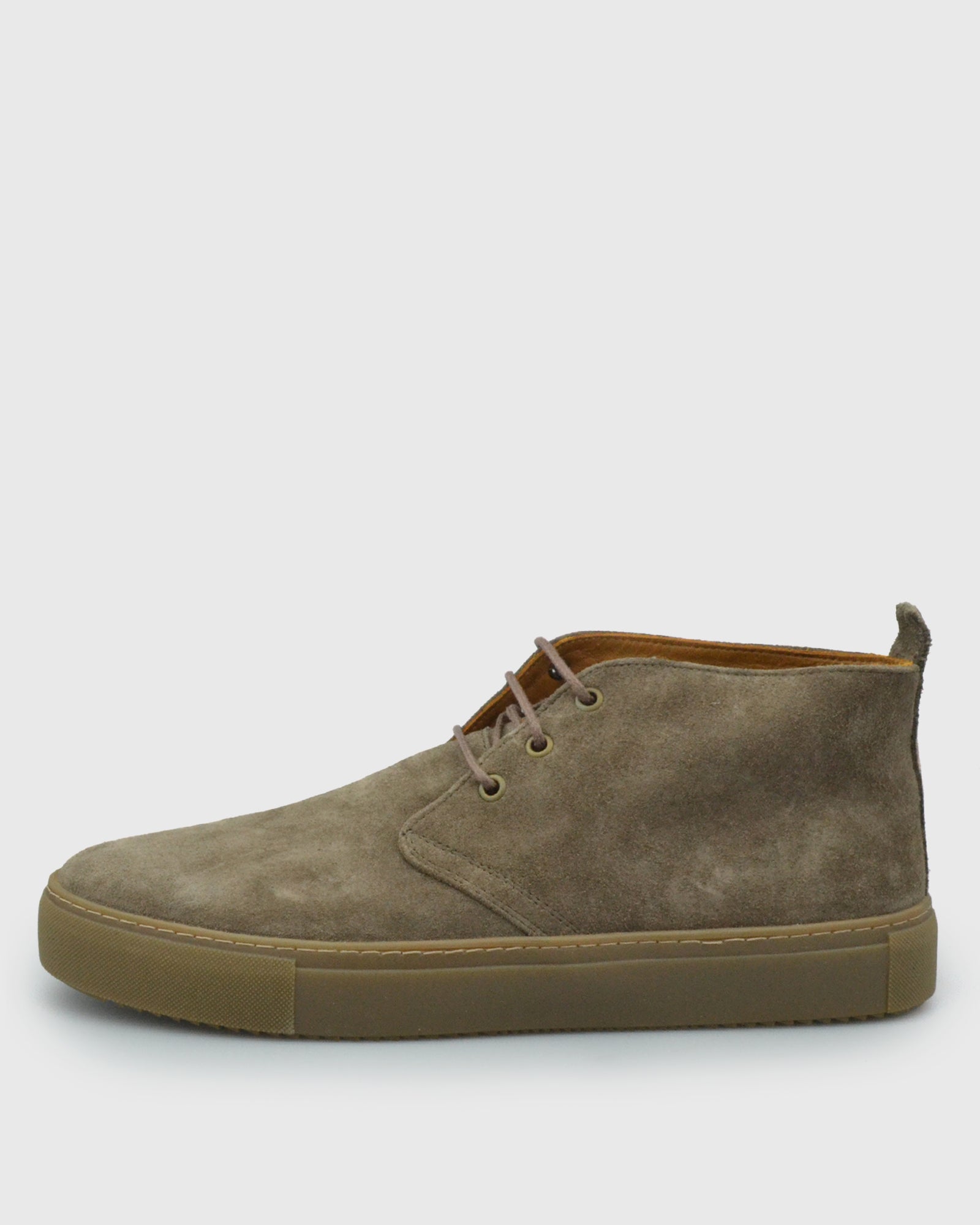 VINCENT & FRANKS VFW22 SUEDE TAUPE HIGH-TOP BOOT