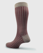 Load image into Gallery viewer, VISCONTI VISC-S22 HOUNDSTOOTH WINE SOCKS
