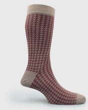 Load image into Gallery viewer, VISCONTI VISC-S22 HOUNDSTOOTH WINE SOCKS
