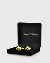 Load image into Gallery viewer, VINCENT &amp; FRANKS VF20613C GOLD &amp; RHODIUM CUFFLINKS
