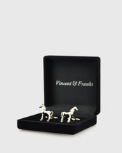 Load image into Gallery viewer, VINCENT &amp; FRANKS VF20613RO RHODIUM CUFFLINKS
