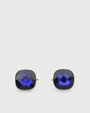 Load image into Gallery viewer, VINCENT &amp; FRANKS VF23195C NAVY CRYSTAL CUFFLINKS
