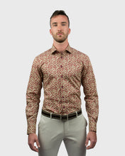 Load image into Gallery viewer, VINCENT &amp; FRANKS S193636016C RED LIBERTY PRINT SLIM SC SHIRT

