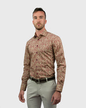 Load image into Gallery viewer, VINCENT &amp; FRANKS S193636016C RED LIBERTY PRINT SLIM SC SHIRT

