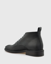 Load image into Gallery viewer, VINCENT &amp; FRANKS W21BSKT BLACK DERBY BOOT
