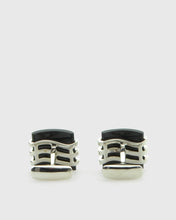 Load image into Gallery viewer, VINCENT &amp; FRANKS VF29538 STERLING SILVER ONYX CUFFLINKS
