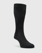 Load image into Gallery viewer, VISCONTI A238V TEXTURED BLACK SOCKS
