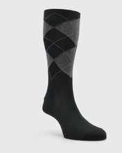 Load image into Gallery viewer, VISCONTI A.SRGYLE TEXTURED CHARCOAL SOCKS
