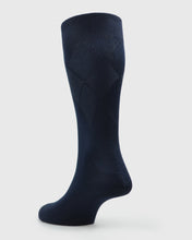 Load image into Gallery viewer, VISCONTI A238V TEXTURED NAVY SOCKS
