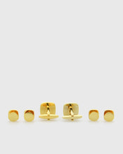 Load image into Gallery viewer, VINCENT &amp; FRANKS VF41223G GOLD-P CUFFLINKS/STUD SET
