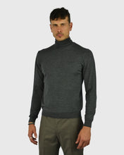 Load image into Gallery viewer, VISCONTI W23R CHARCOAL WOOL ROLL NECK / POLO NECK
