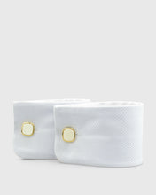 Load image into Gallery viewer, VINCENT &amp; FRANKS VF20025 WHT-GLD CUFFLINKS

