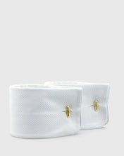 Load image into Gallery viewer, VINCENT &amp; FRANKS VF20025 WHT-GLD CUFFLINKS
