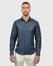 Load image into Gallery viewer, VINCENT &amp; FRANKS S19M2818043 NAVY SLIM SC SHIRT
