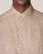 Load image into Gallery viewer, ETON 10000321738 OATMEAL SLIM LINEN SC SHIRT
