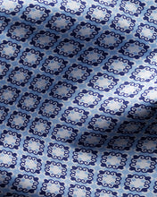 Load image into Gallery viewer, ETON 10000096423 GEO-PRINT BLUE SLIM SC SHIRT
