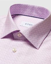 Load image into Gallery viewer, ETON 10000320173 PURPLE PRINT SLIM SC SHIRT
