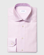 Load image into Gallery viewer, ETON 10000320173 PURPLE PRINT SLIM SC SHIRT
