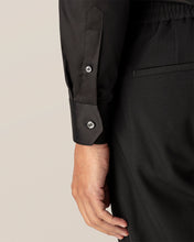 Load image into Gallery viewer, ETON 30007951118 BLACK SIGNATURE TWILL SLIM SINGLE CUFF SHIRT
