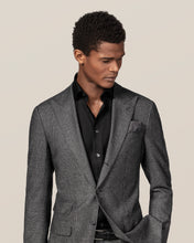Load image into Gallery viewer, ETON 310079118 BLACK TEXTURED TWILL SC SHIRT
