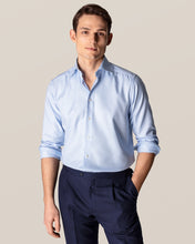 Load image into Gallery viewer, ETON 31007931122 BLUE TEXTURED TWILL CONTEMPORARY SC SHIRT
