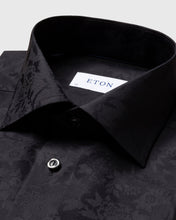 Load image into Gallery viewer, ETON 10000193218 JACQUARD BLACK SLIM SC SHIRT
